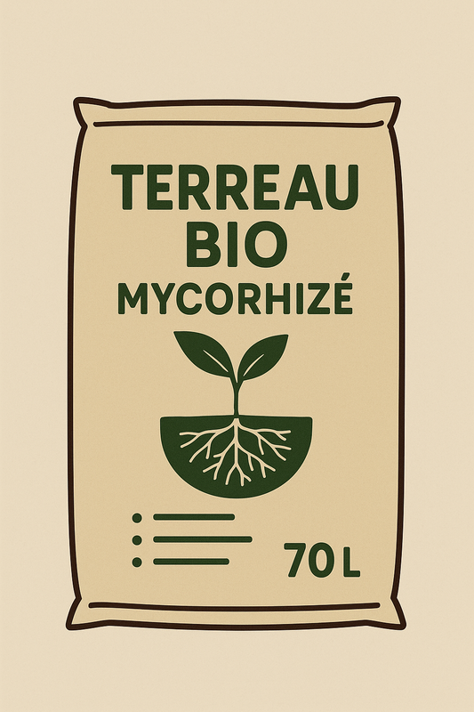 Terreau bio et mycorhizé - 70 litres